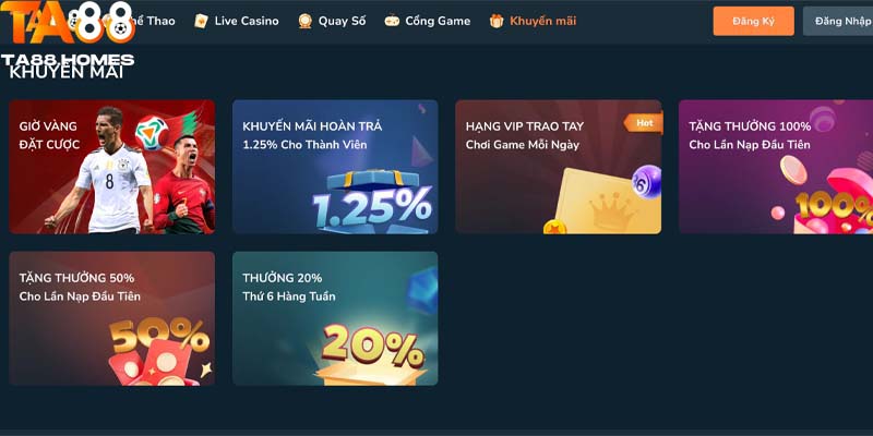 Khuyến mãi liên tục cho người mới khách vip